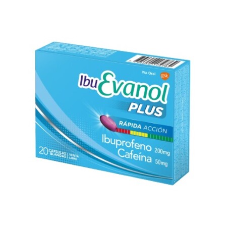 IBUEVANOL PLUS RAPIDA ACCION 20 CAPSULAS IBUEVANOL PLUS RAPIDA ACCION 20 CAPSULAS