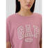 FRCH SS ORGANIC VINTAGE TEE LOGO LILAS PINK 16-1708 TCX
