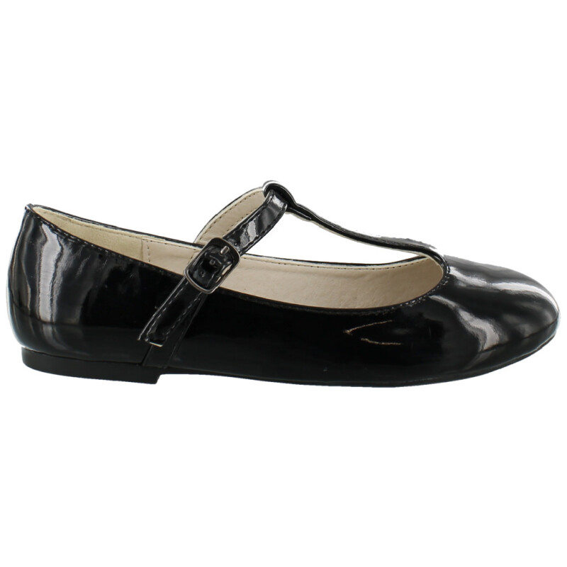 Ballerina de Niños Croco Kids Zapato Gacela Negro (Charol)