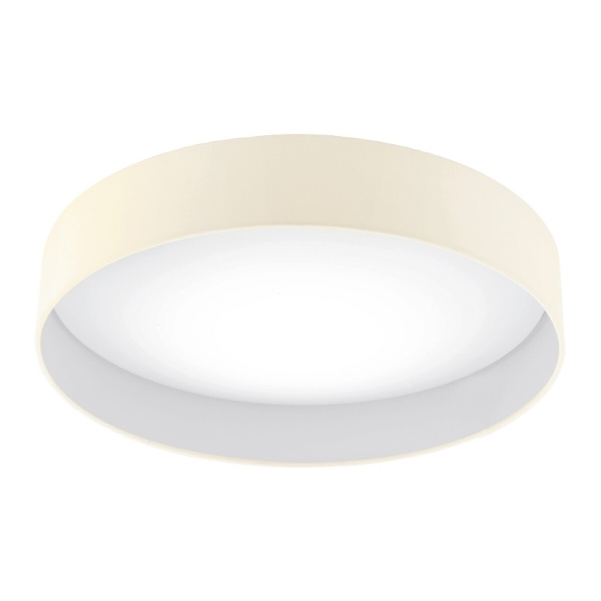 Plafón LED de tela beige 24W 3000K Ø50 PALOMARO - EG2084 