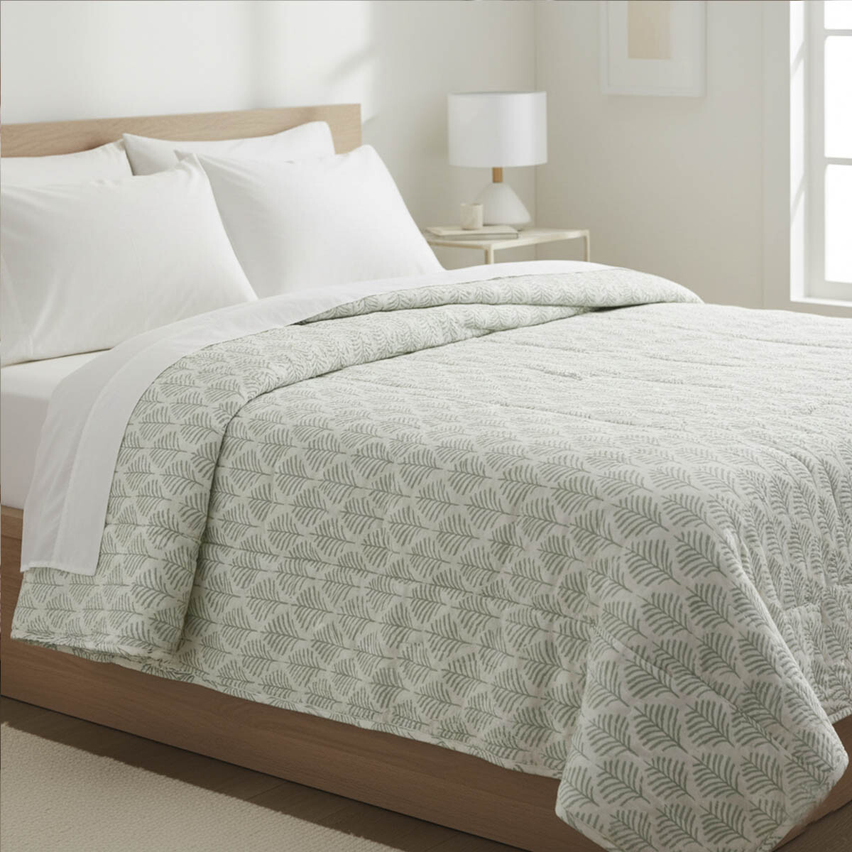 Acolchado 2 Plazas Home Class 100% Microfibra - D 650-1 JADE 