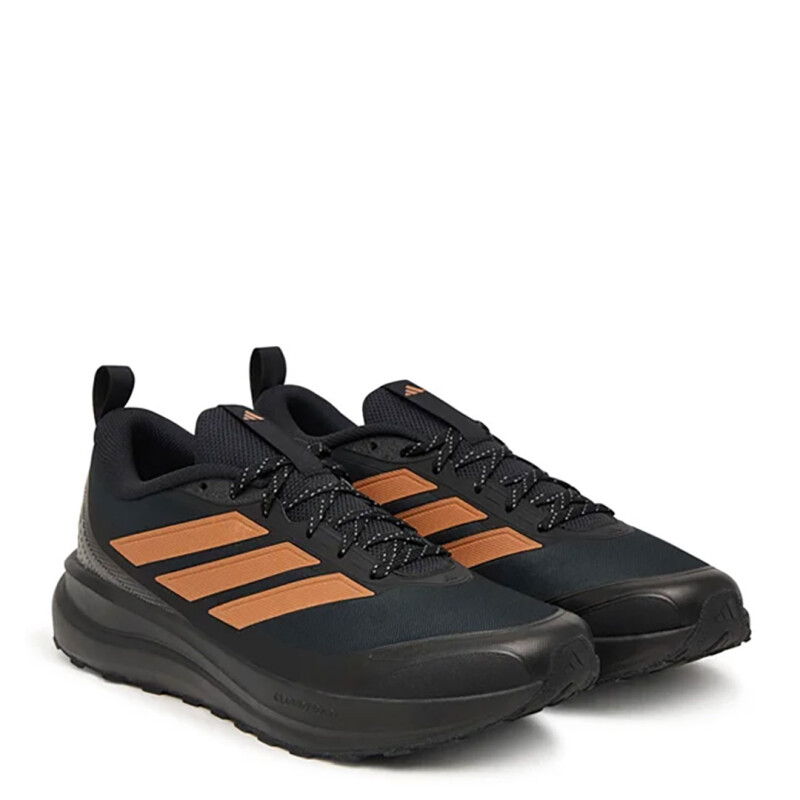 Championes de Hombre Adidas Run Falcon 6 Negro - Dorado