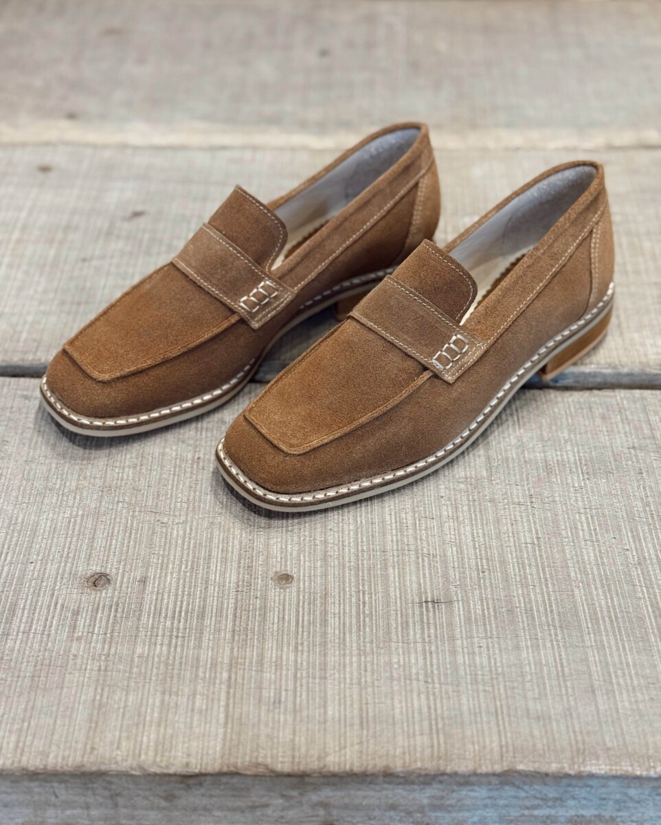 Mocasín Gamuza Whisky 