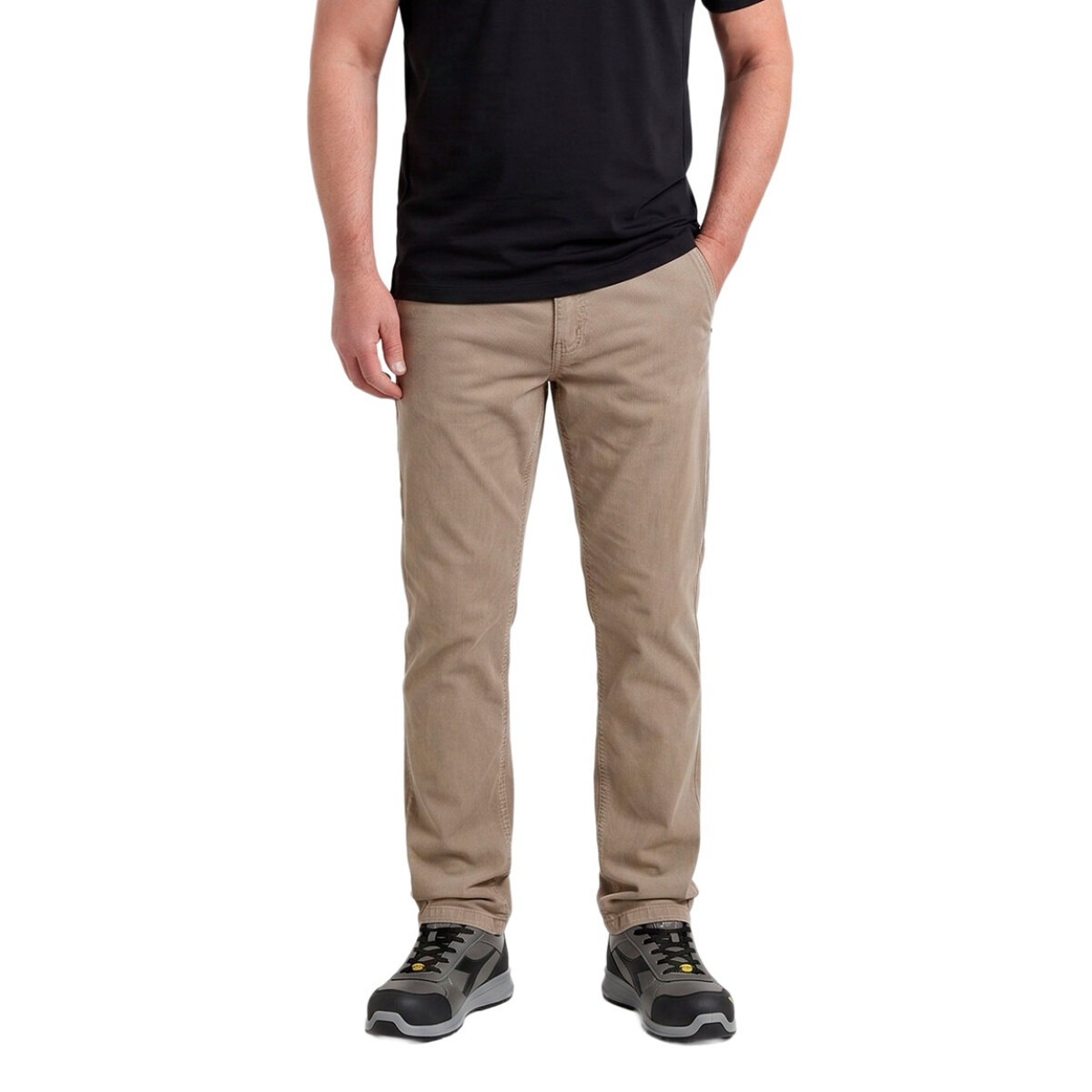 Diadora Gar M - Cargo Pant. Pant 5pkt Corduroy Winter - Beige 