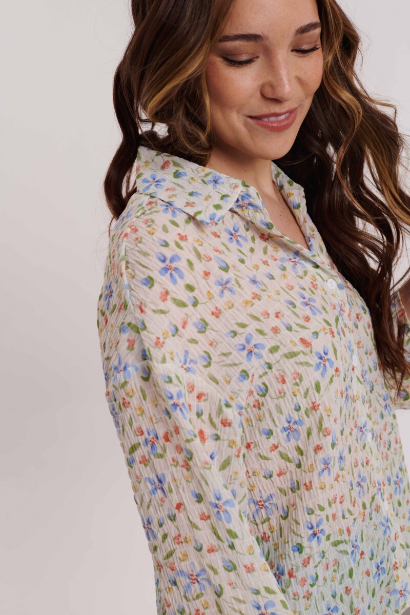CAMISA ELINA CRUDO ESTAMPADO