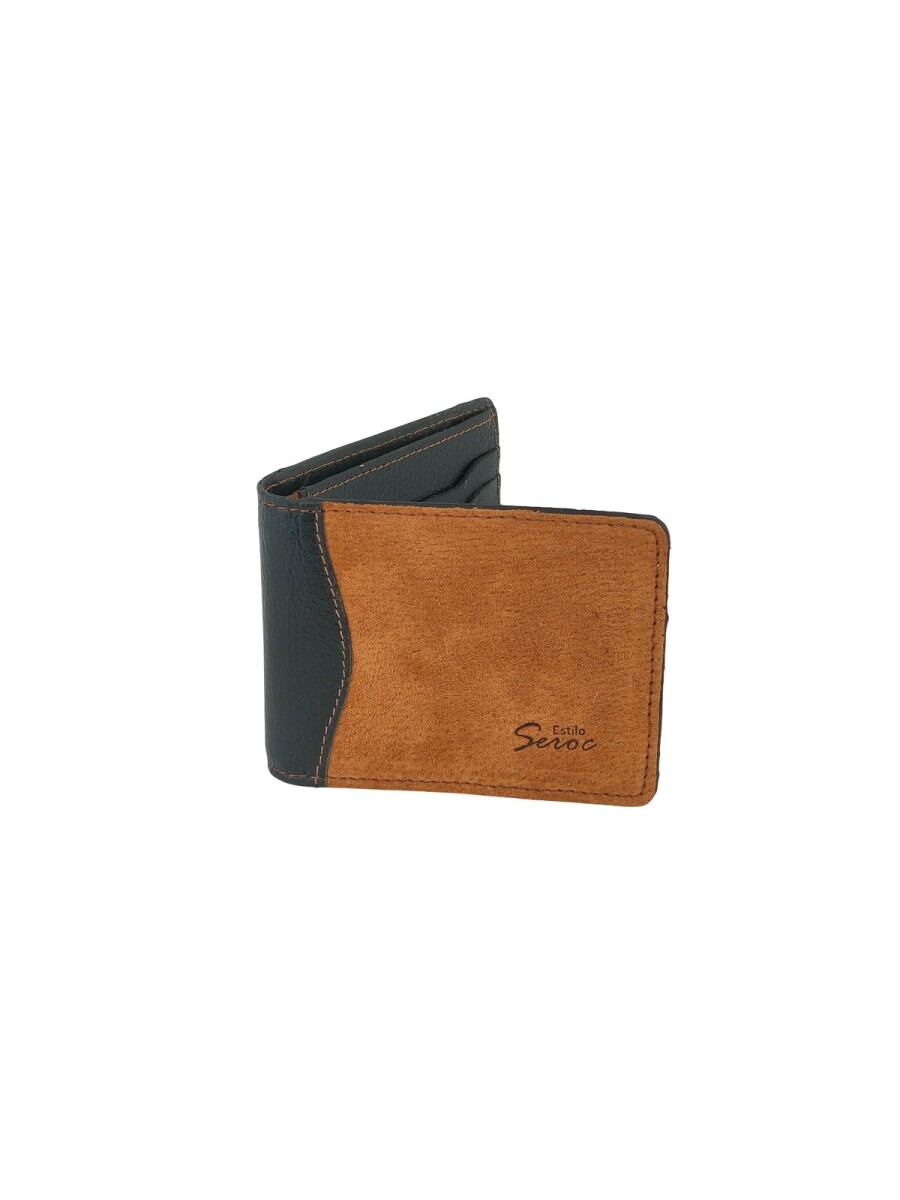 Billetera de hombre al corte clasica - Marron 