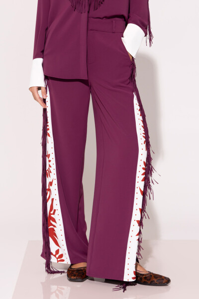 PANTALON WESTERN Bordo