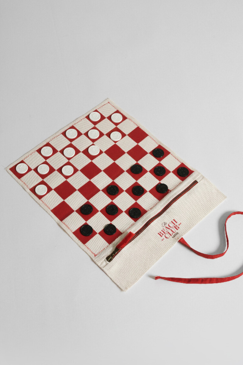 Juego de damas The beach Club crudo