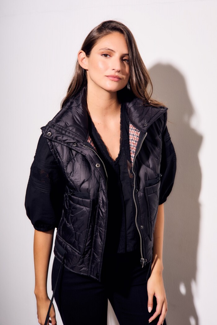 Chaleco Reversible Negro