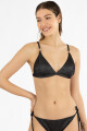 Triangulo rory print texturado Black lurex