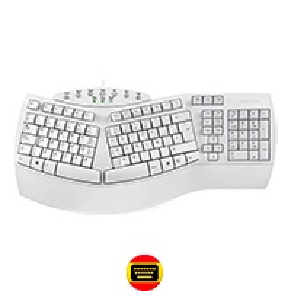 Teclado Ergonómico Usb Perixx 512 Multimedia 