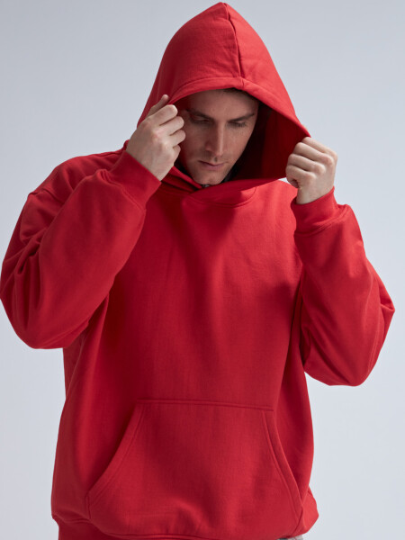 Canguro deportivo oversize Rojo