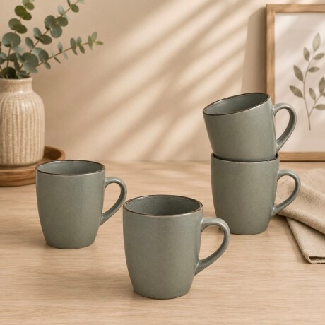 Juego de 4 Tazas Mug de Cerámica para Café o Té - 350 ml Juego de 4 Tazas Mug de Cerámica para Café o Té - 350 ml