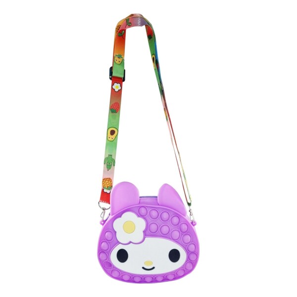 Cartera Pop It Multicolor Niños Infantil Regalo Burbujas Color Variante Violeta