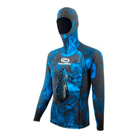 Aropec - Buzo de Neopreno Lycra para Pesca Submarina para Hombre SS-SP-5K07HM-1MM - 2XL. 001