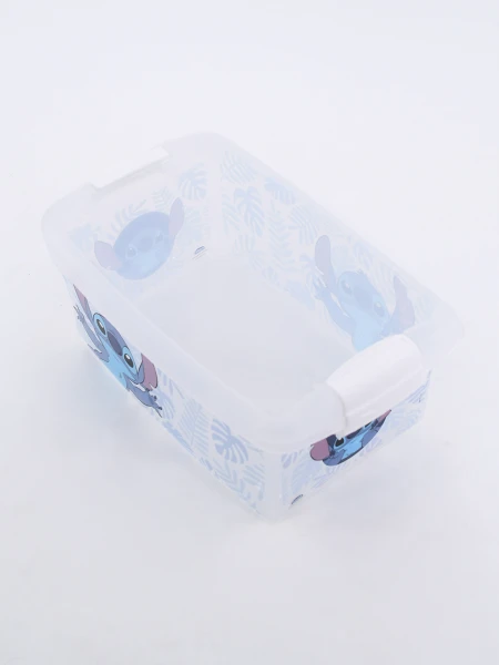 CAJA ORGANIZADORA STITCH TRANSPARENTE