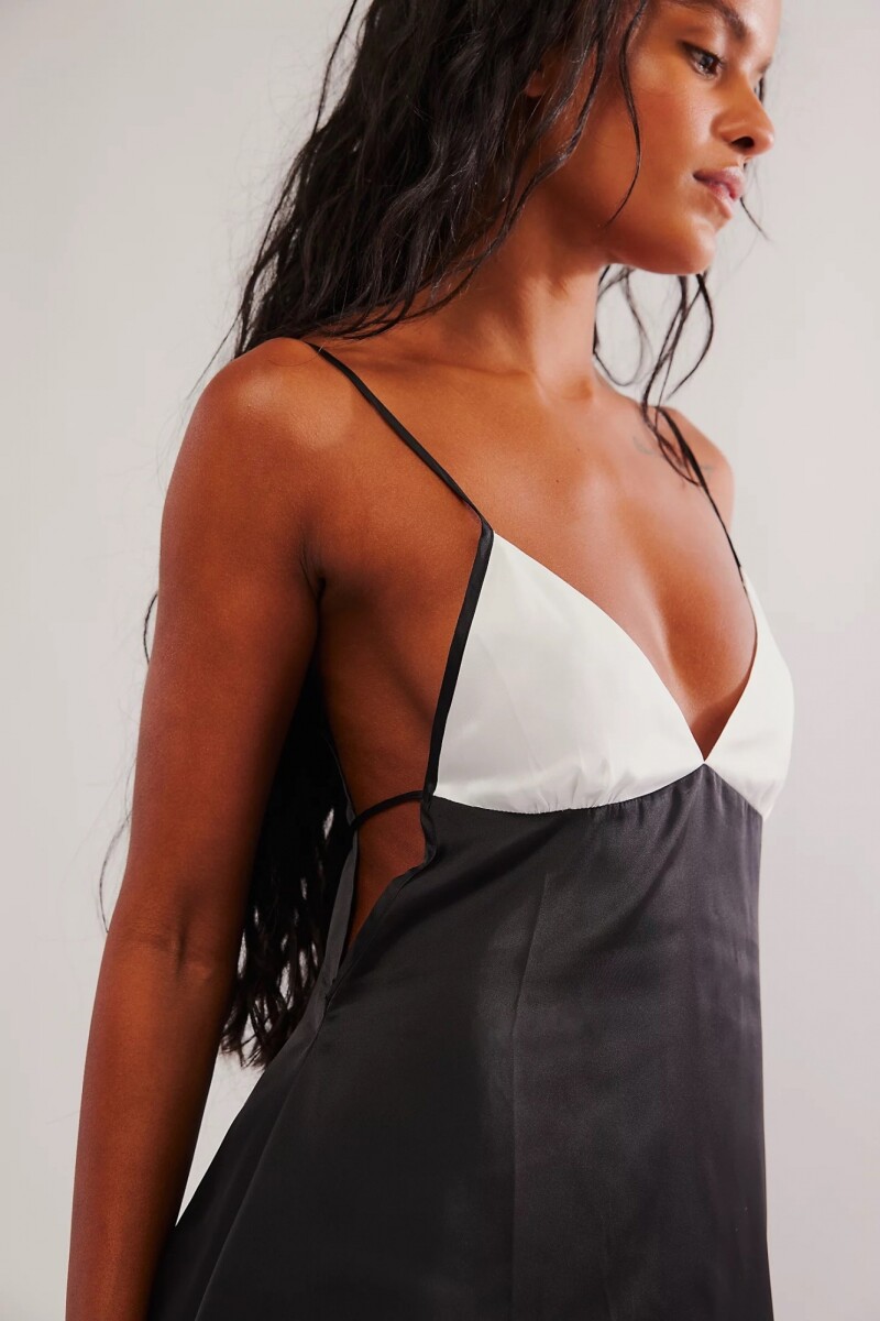 VESTIDO CORTO BELMORE BLOCKED Negro