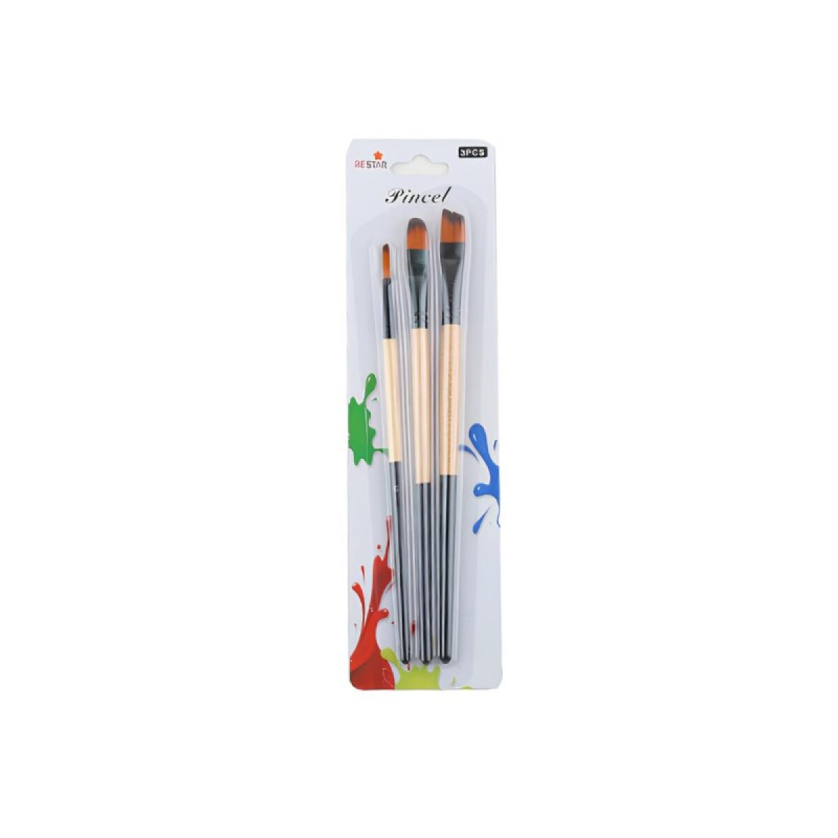 OUTLET Pinceles 3 pcs 19 cm - Outlet Pinceles 3 Pcs 19 Cm 