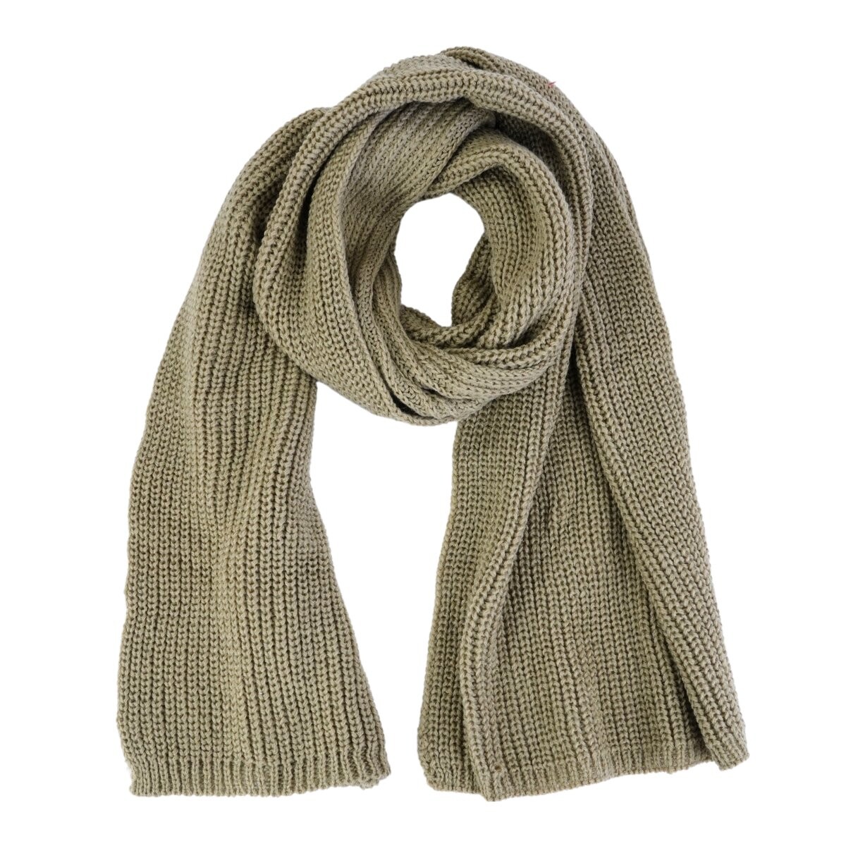 Bufanda tejida punto arroz 