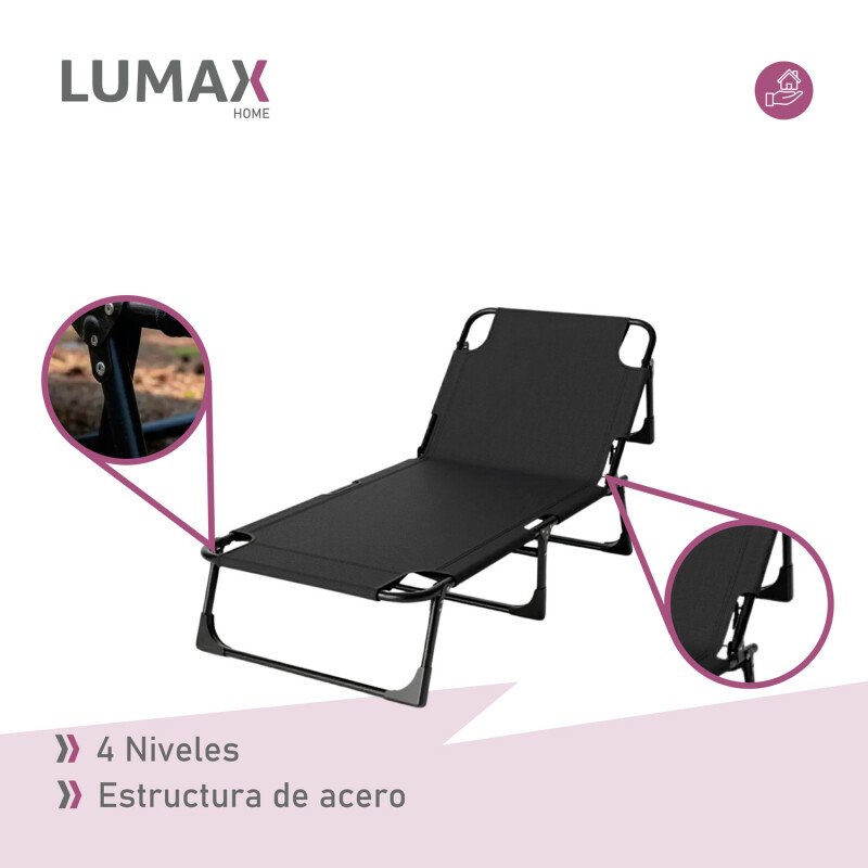 Catre Plegable Lumax Acolchonado Resiste Grande 193x75cm Catre Plegable Lumax Acolchonado Resiste Grande 193x75cm