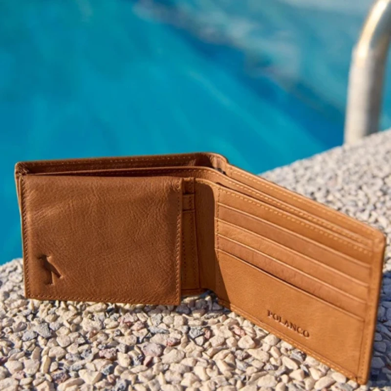 Billetera Hombre TABER Polanco Marron Claro