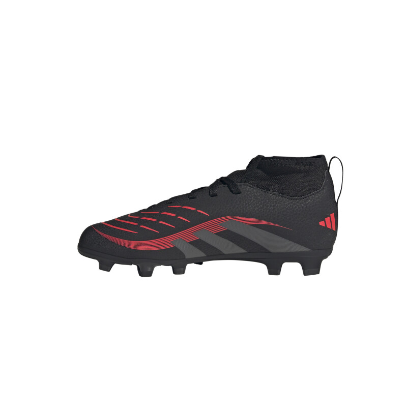 Championes adidas Predator Club Sock FG/MG de niño BLACK/RED