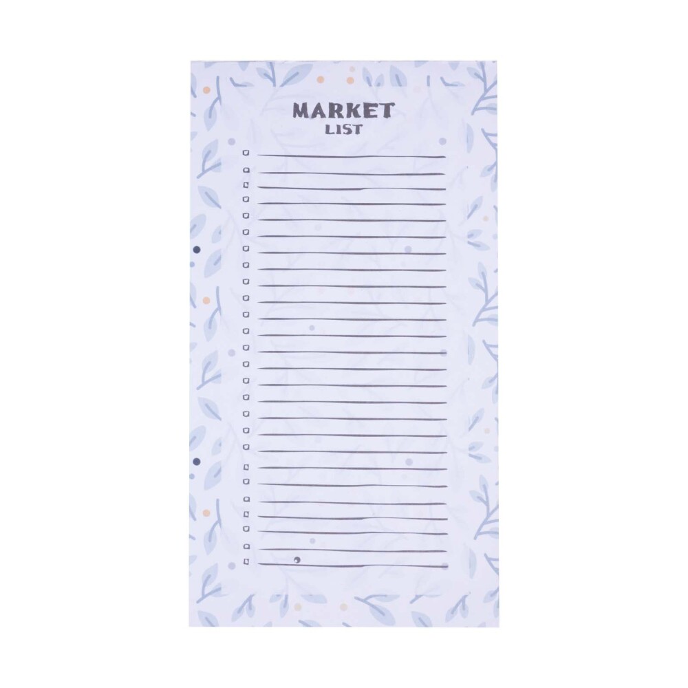 PAD PLANNER PAPEL FLORES IMÁN