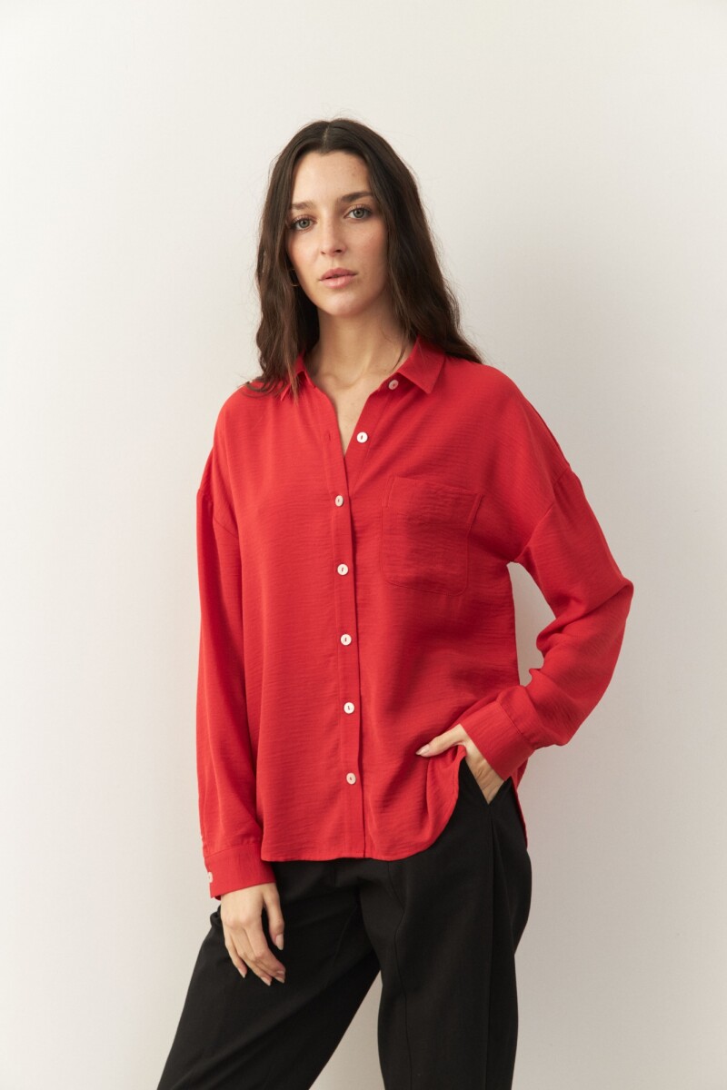 CAMISA AQUA Rojo