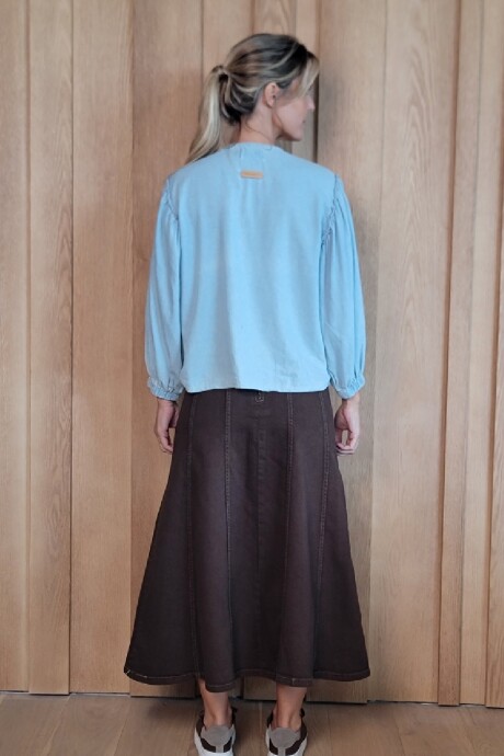 Pollera Mónaco Chocolate