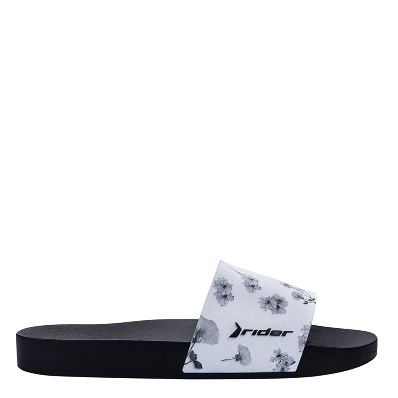 Sandalias de Mujer Rider Full 86 Negro - Blanco