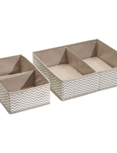 SET 2 ORGANIZADOR TELA 31x19x10/31x36x10CM GRIS SET 2 ORGANIZADOR TELA 31x19x10/31x36x10CM GRIS