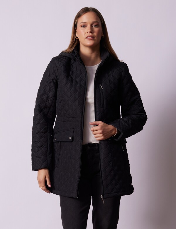 Campera Capitoneada NEGRO