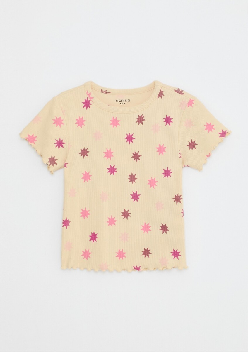 BLUSA INFANTIL ESTAMPADA - CREMA 