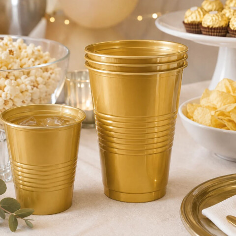 Vaso de 250 ml Dorado