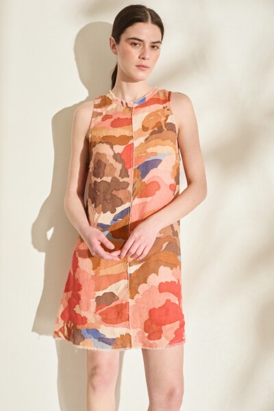 VESTIDO ANANA SHORT PRINT Pre Venta Sol