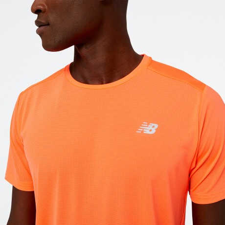 Remera New Balance de Hombre - Accelerate - MT23222NDF ORANGE