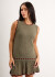 Vestido Magnolia corto Verde