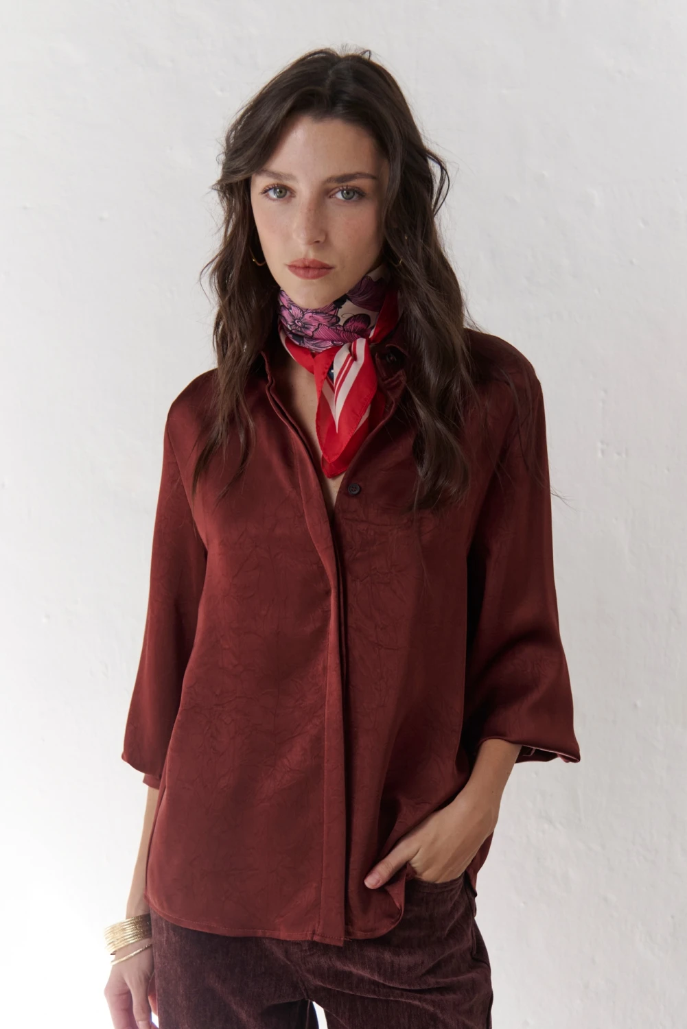 CAMISA SATEN