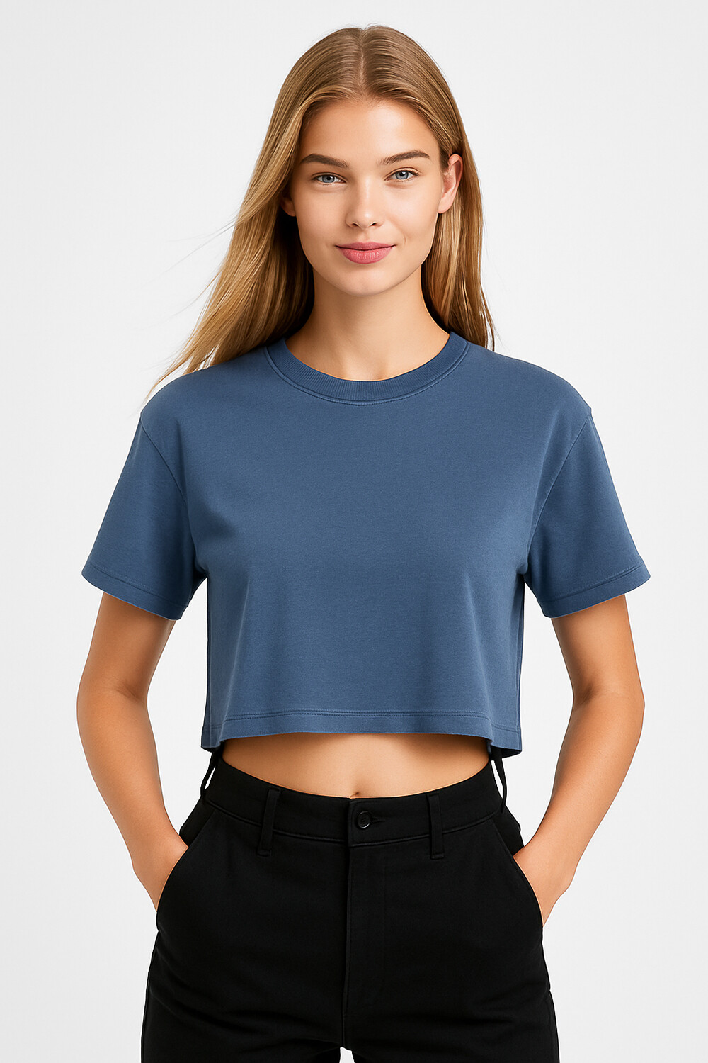 Remera Solis Azul Grisaceo