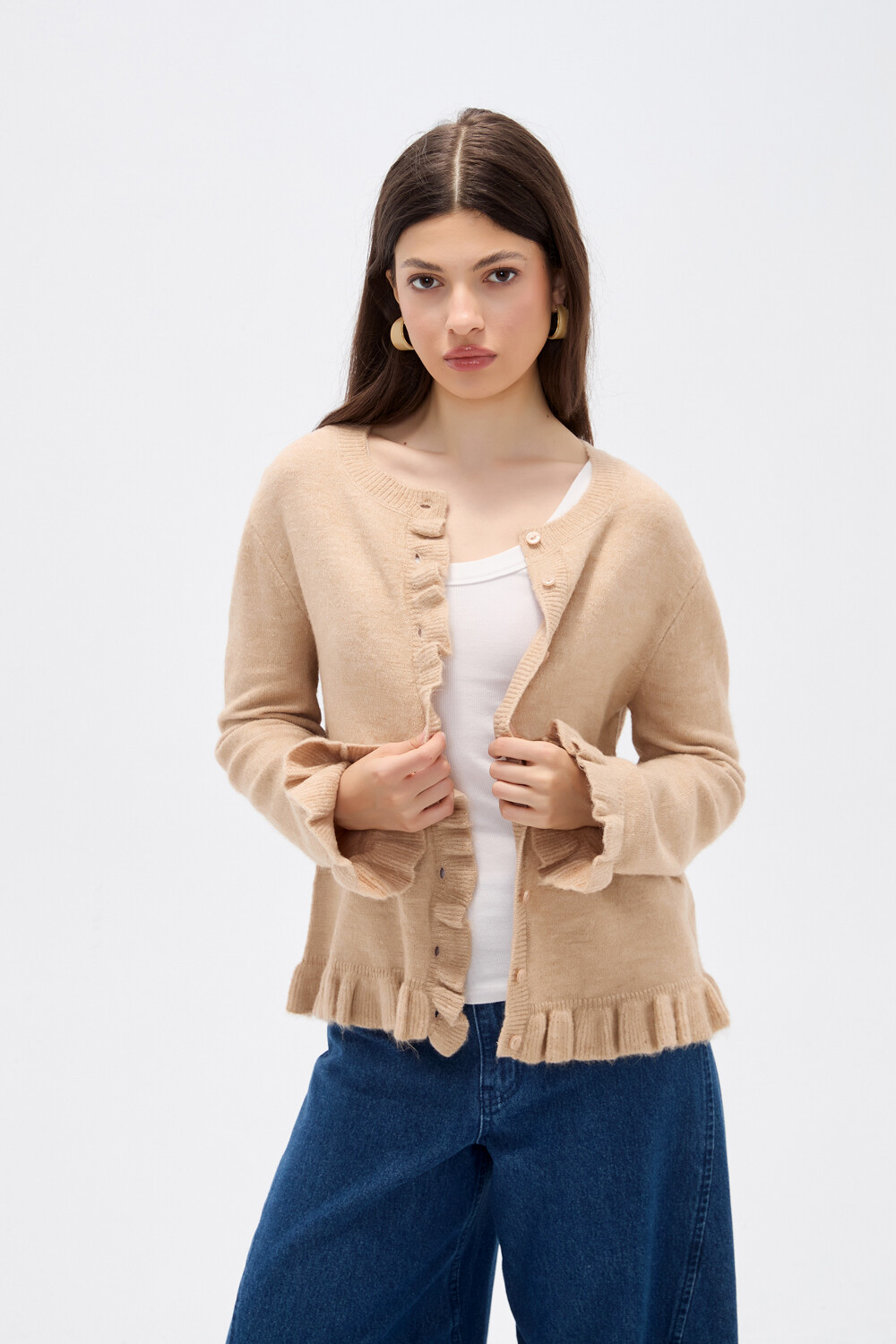 Saco Potok Beige Melange