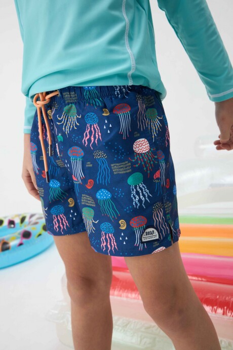 SHORT OLIVER NIÑO ESTAMPADO Aguaviva