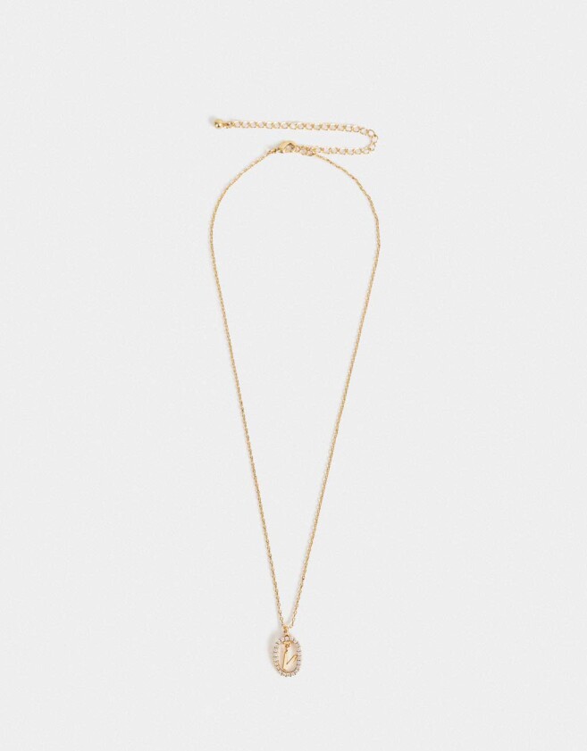 Cadena Corta con Dije Premium Gold Cortos - Dorado
