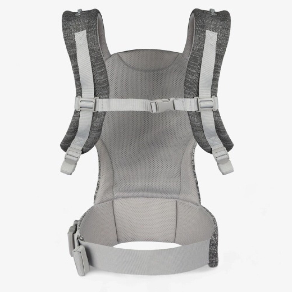 Mochila porta bebe Hoody Kikkaboo gris