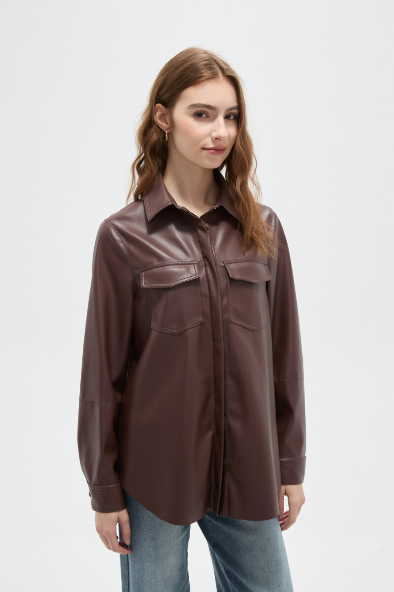 Sobrecamisa Nawah - Chocolate 
