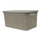 Caja simil ratán 15 lts CAPPUCCINO