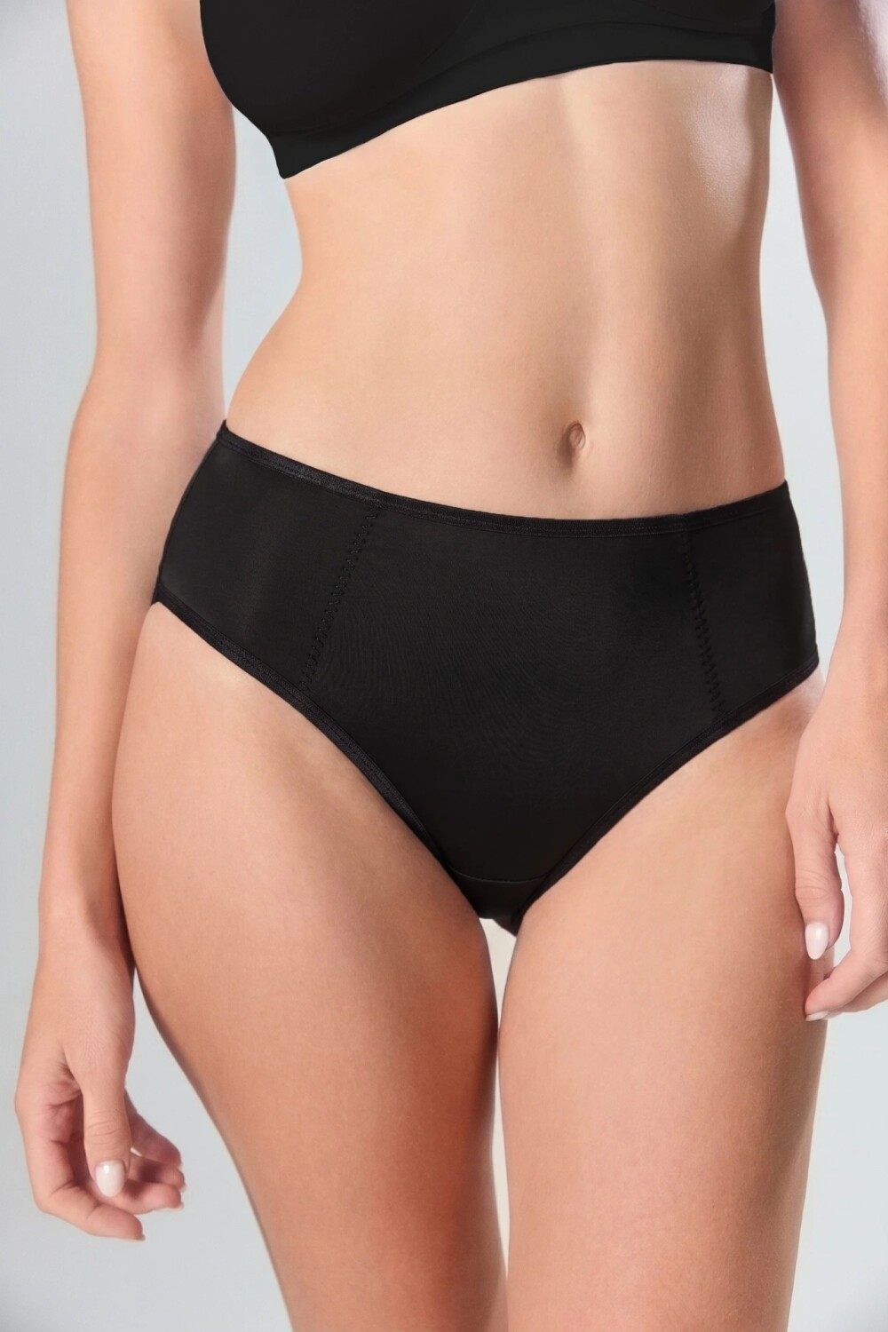 VEDETINA CLASICA ALTA NEW TRICOT Negro