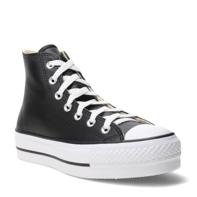 Championes Unisex Converse Plataforma Chuck Taylor Lift Negro - Blanco