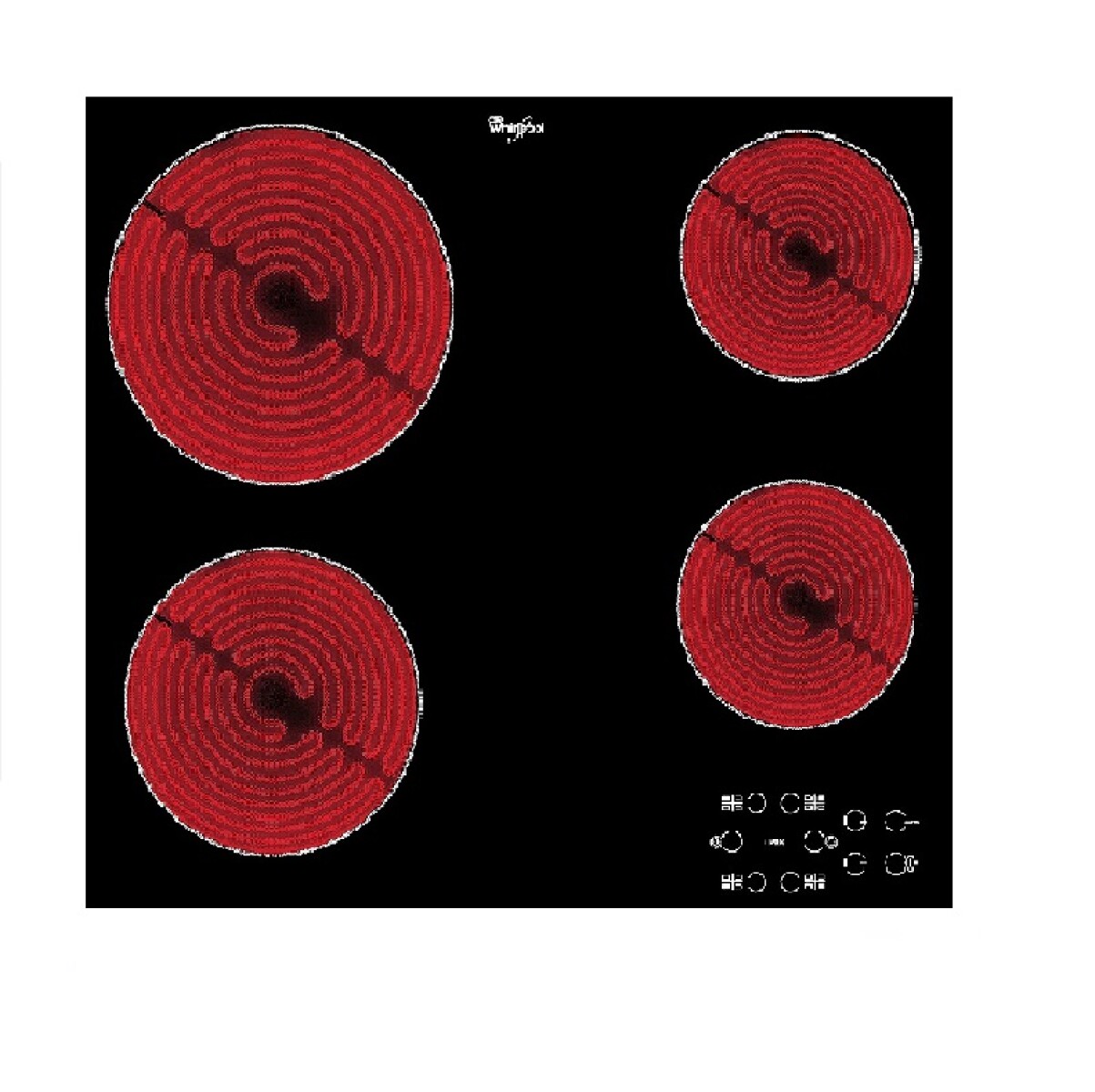 Anafe Vitroceramico Whirlpool AKT8090LX 