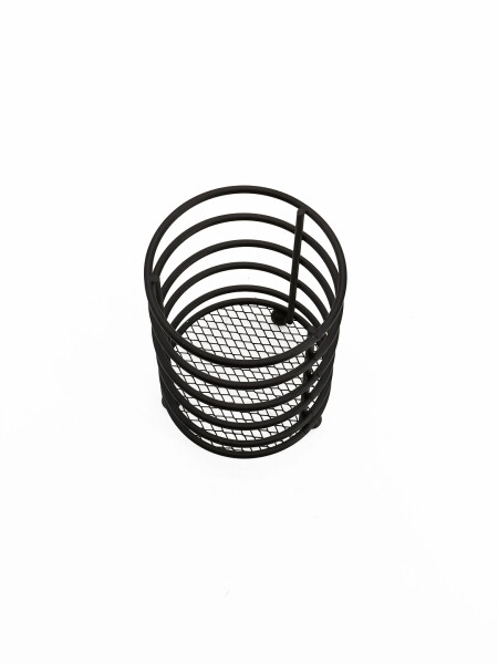 ESCURRIDOR DE CUBIERTOS CILINDRICO NEGRO (V)