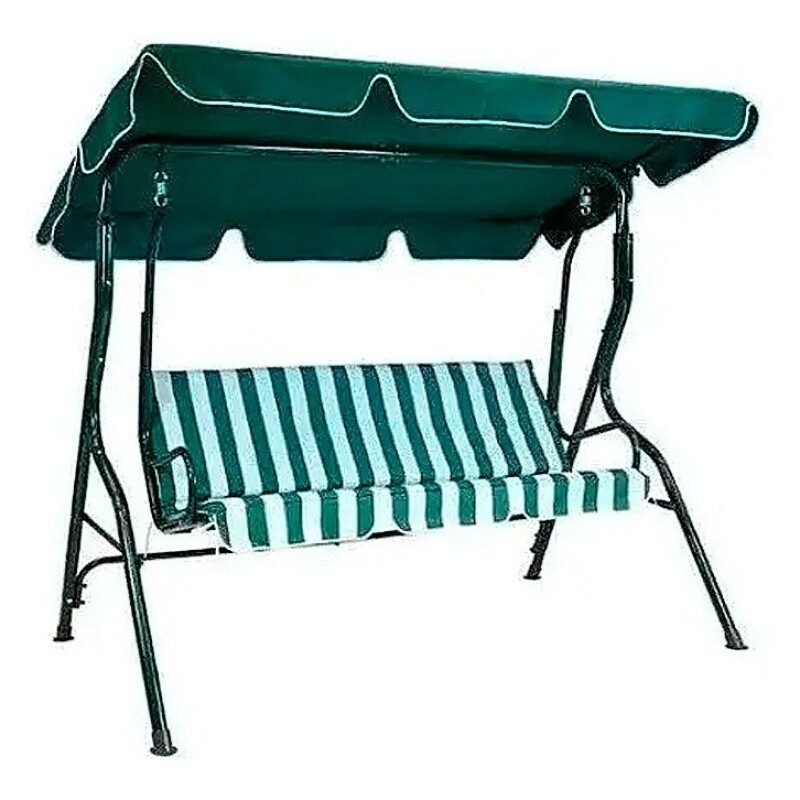 Sillón Hamaca Para Jardín Con Toldo En Caño Y Lona Sillón Hamaca Para Jardín Con Toldo En Caño Y Lona